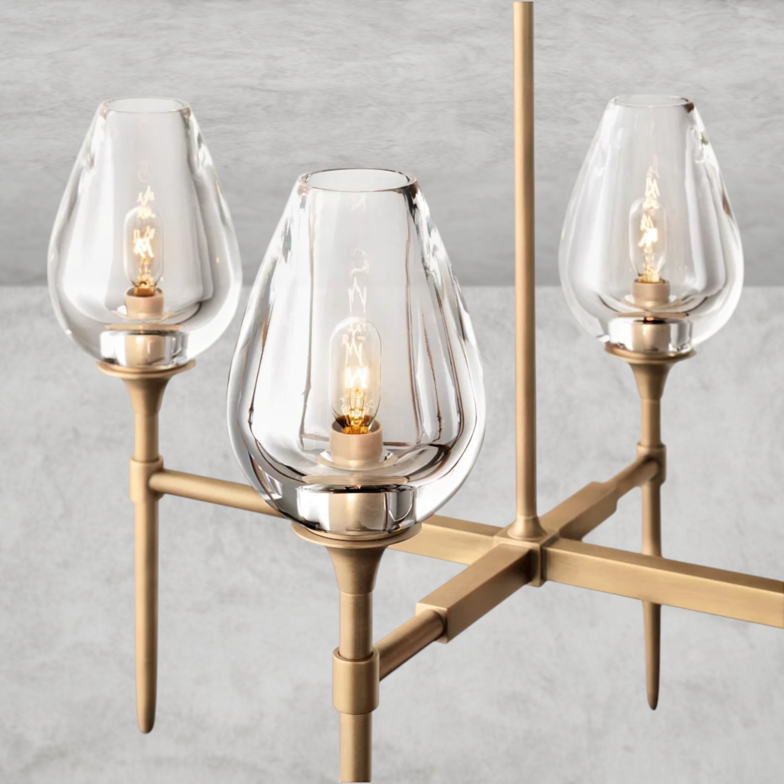 Tulip Linear Chandelier 52", 65"